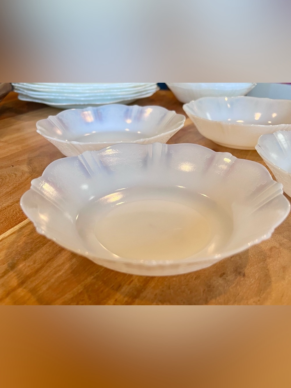 Vintage Macbeth-Evans “American Sweetheart” Monax 6 in Cereal Bowls-set of 4
